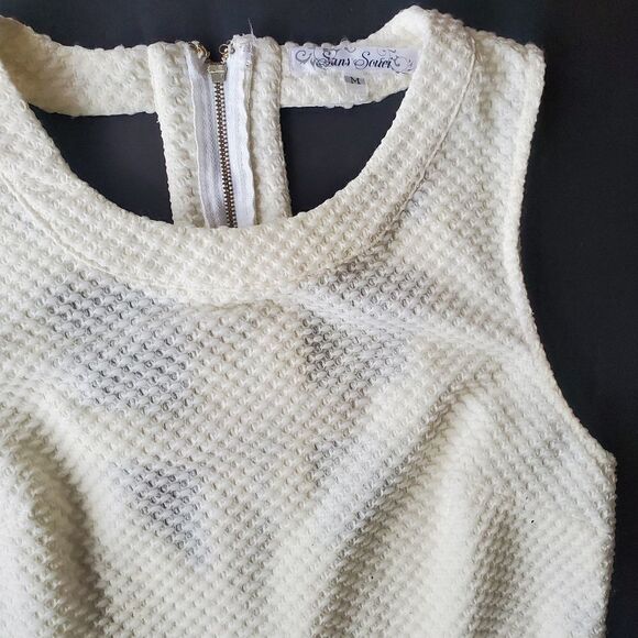 Sans Souci cream crop top - Picture 3 of 8